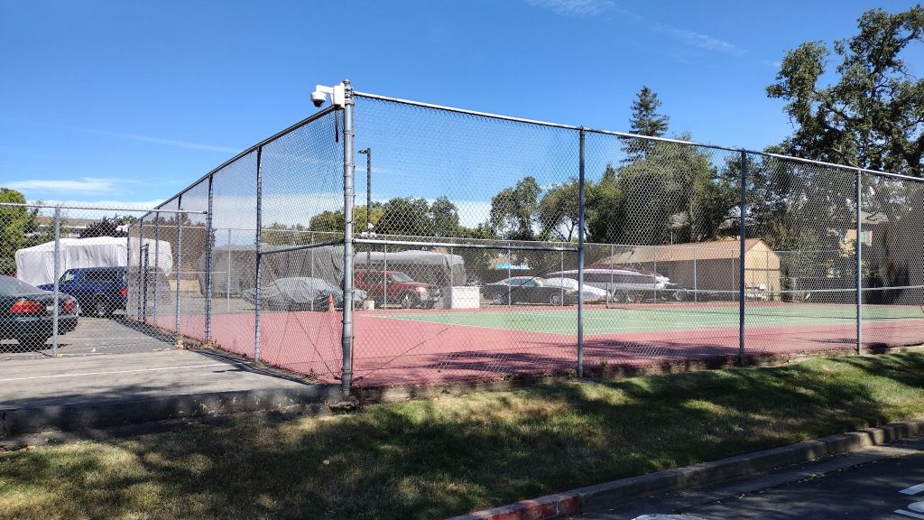 Chain Link Fence, R V Parking