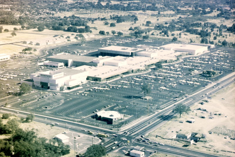 Sunrise Mall and surrounding area, 1973.