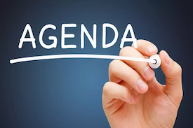 Agenda graphic logo